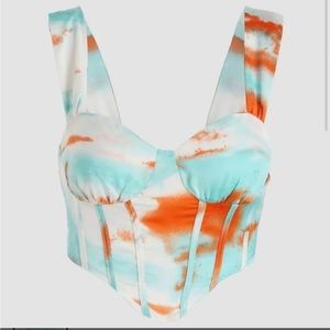 Corset style top size medium